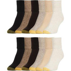Gold Toe Women's Classic Turn Cuff Socks, Multipairs